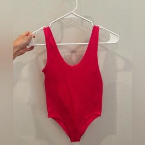 Pink Zara bodysuit